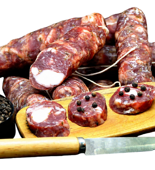 Salsiccia Stagionata al Pepe Nero
